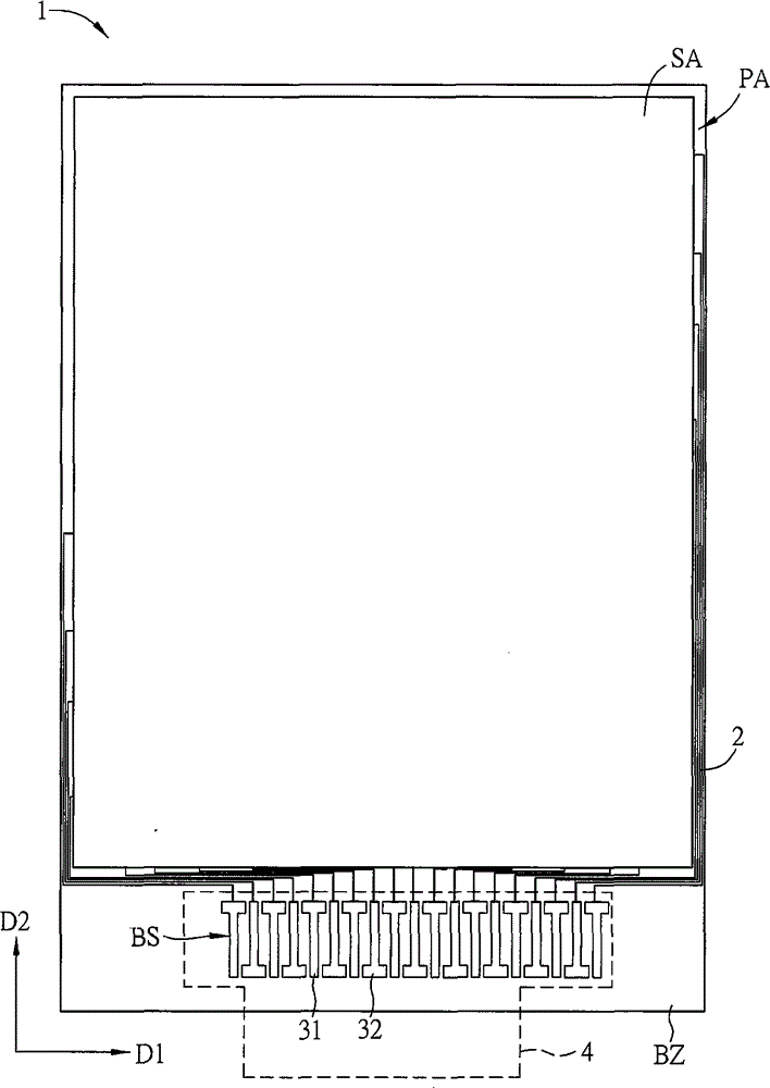 Touch panel and bonding structure thereof