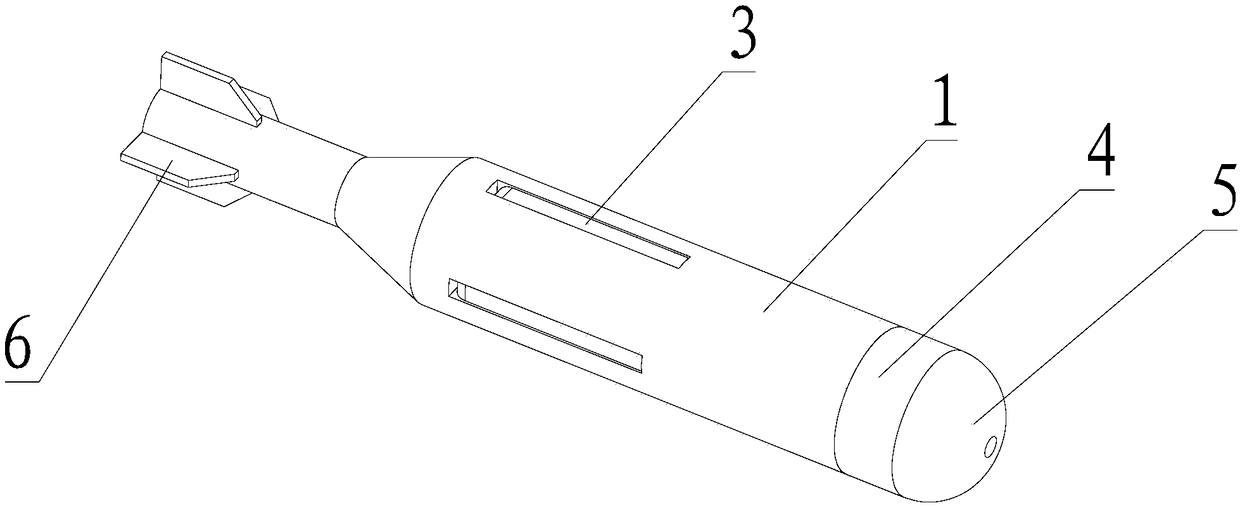 Projection-ype fire extinguishing bomb, fire extinguishing bomb emitter, and fire-fighting unmanned aerial vehicle