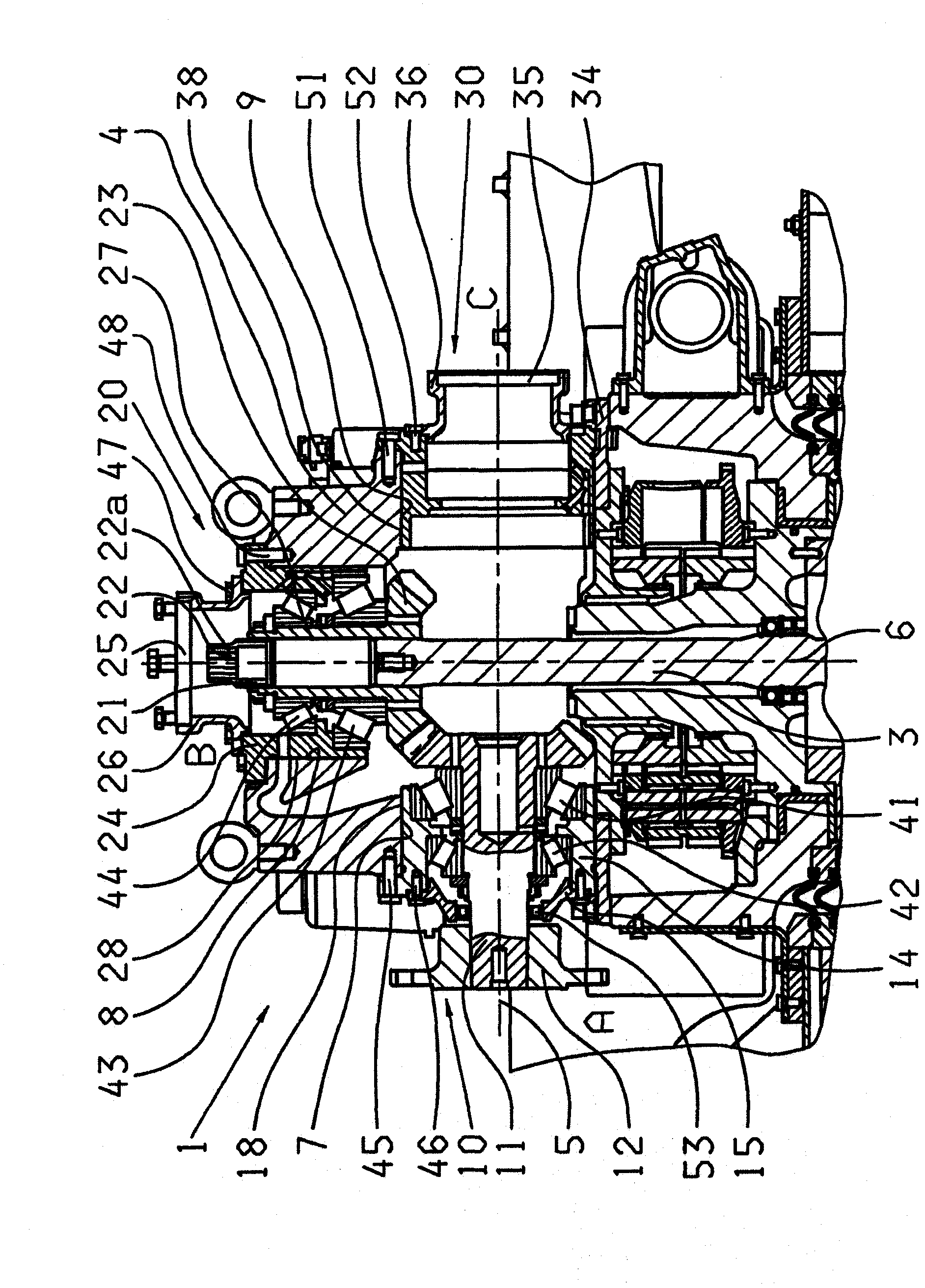 Boat drive comprising auxiliary drives