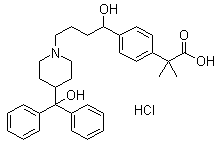 Fexofenadine hydrochloride oral disintegrating drug composition