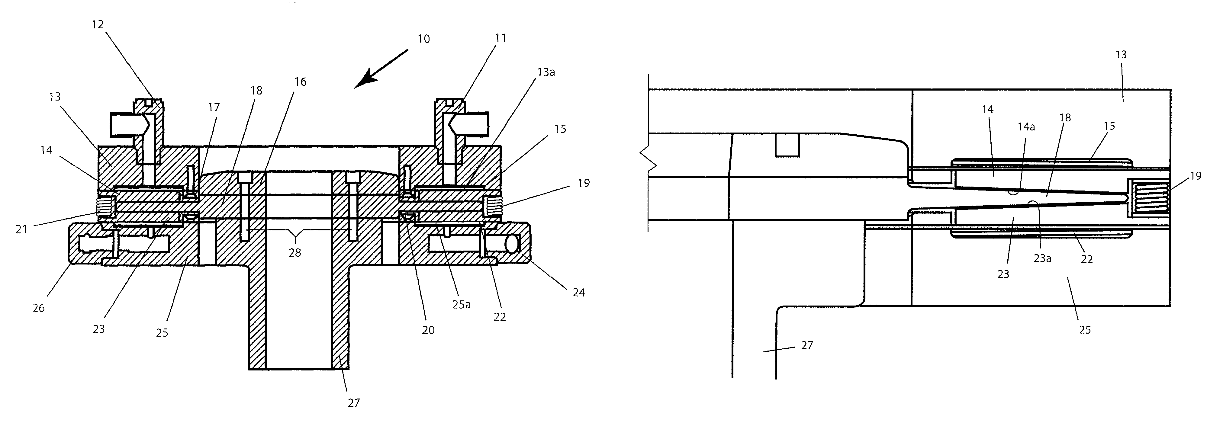 Braking system for high speed and power rotating machinery