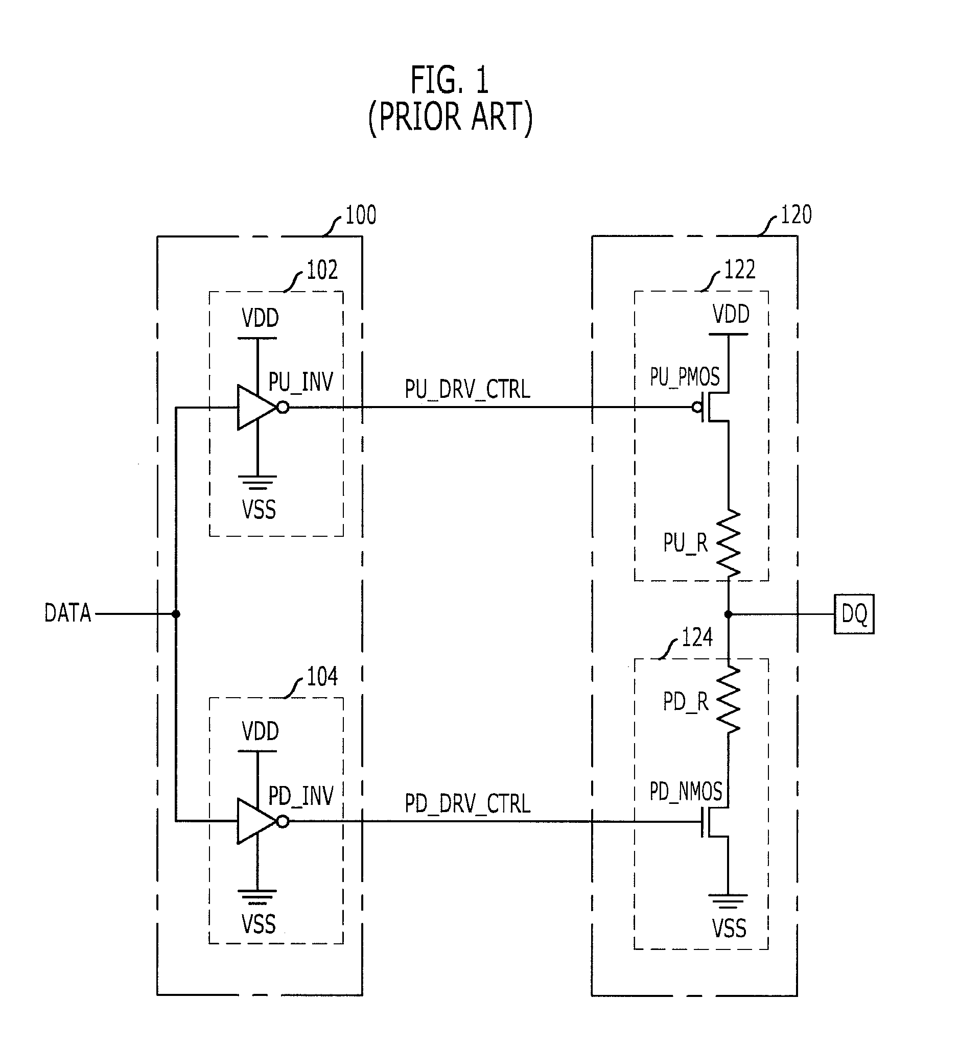 Output driver for use in semiconductor device