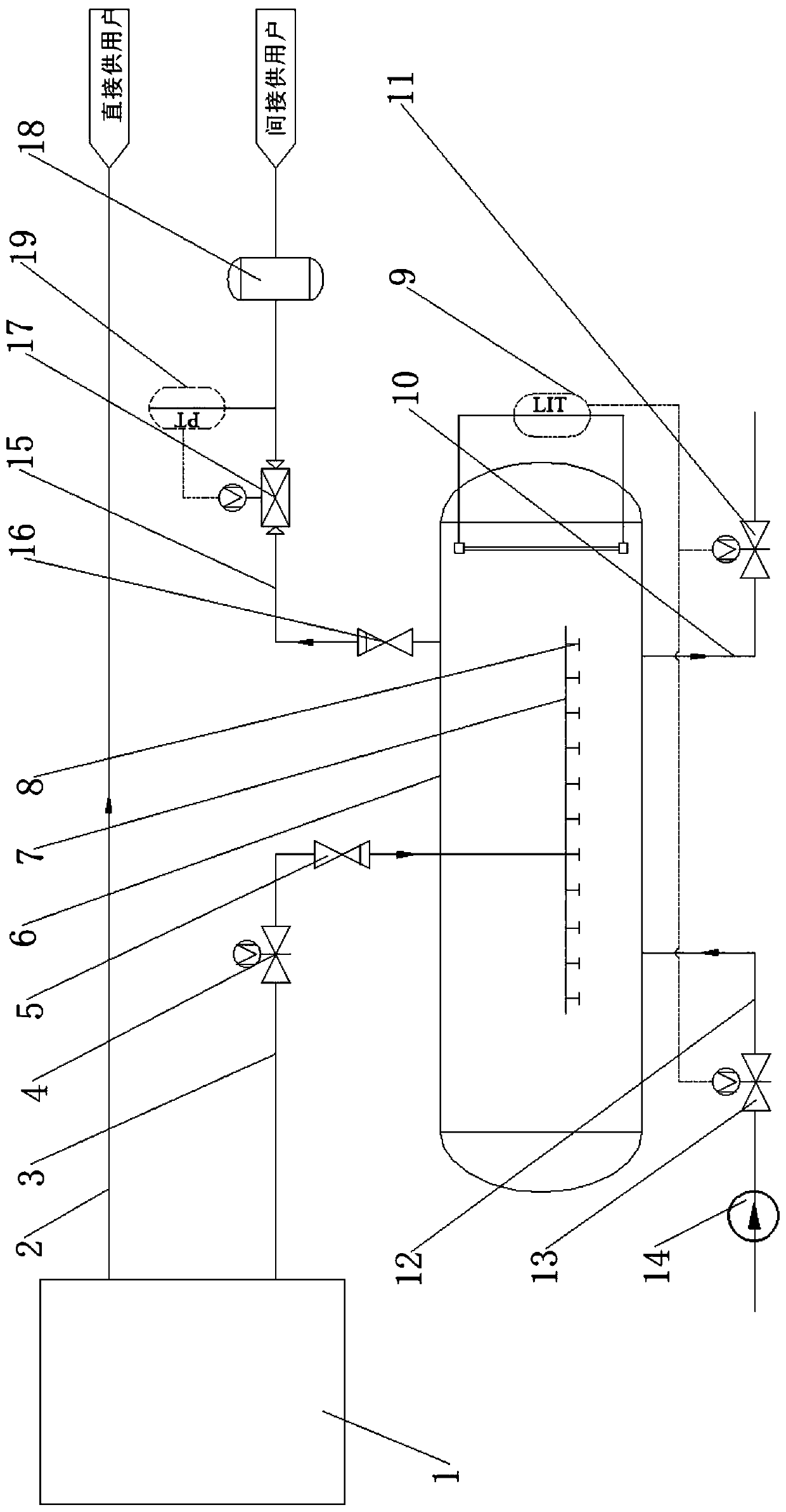 Steam energy accumulating system for accumulating heat through off-peak electricity