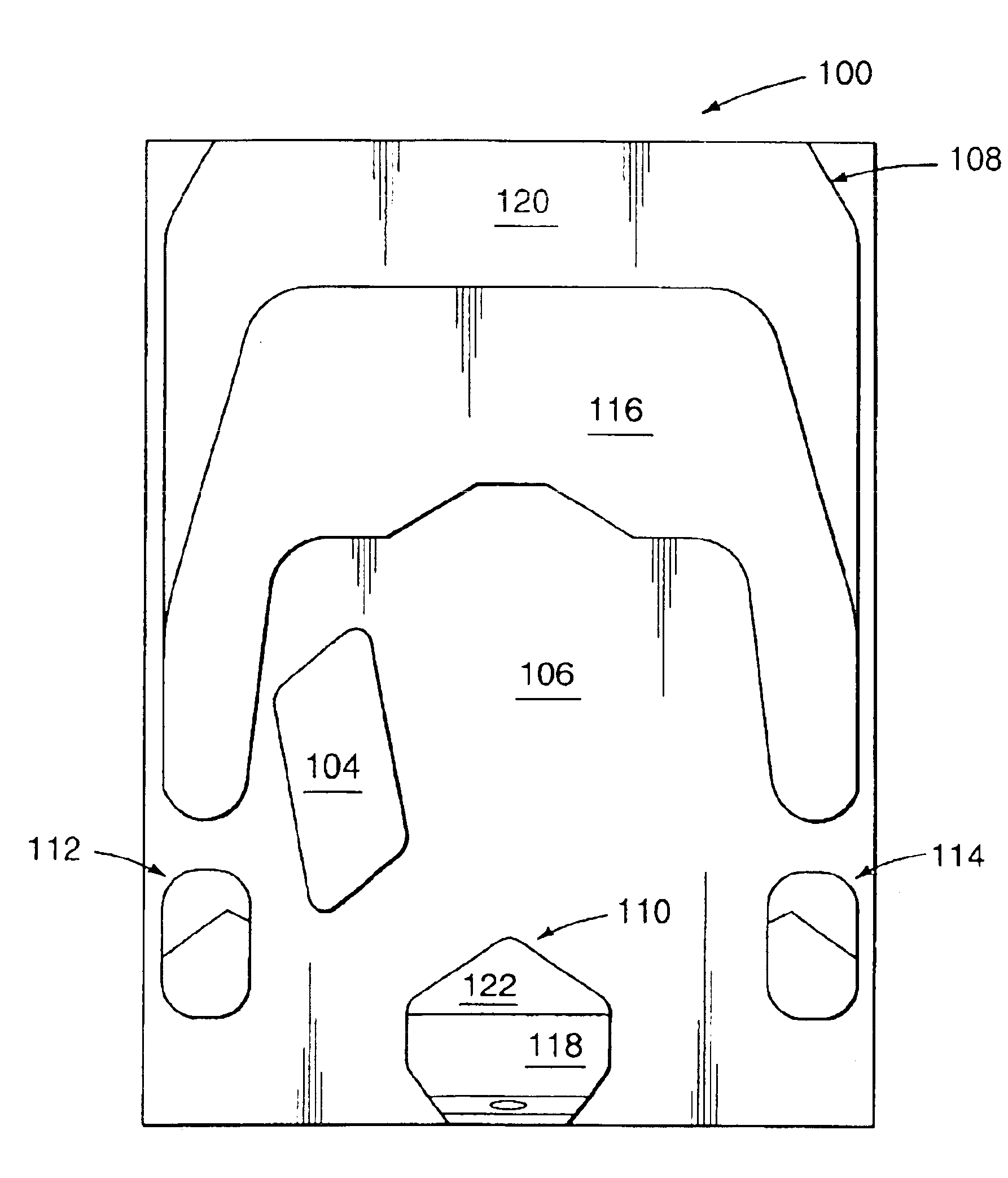 Air bearing having a cavity patch surface coplanar with a leading edge pad surface