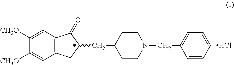 Sustained release donepezil formulations