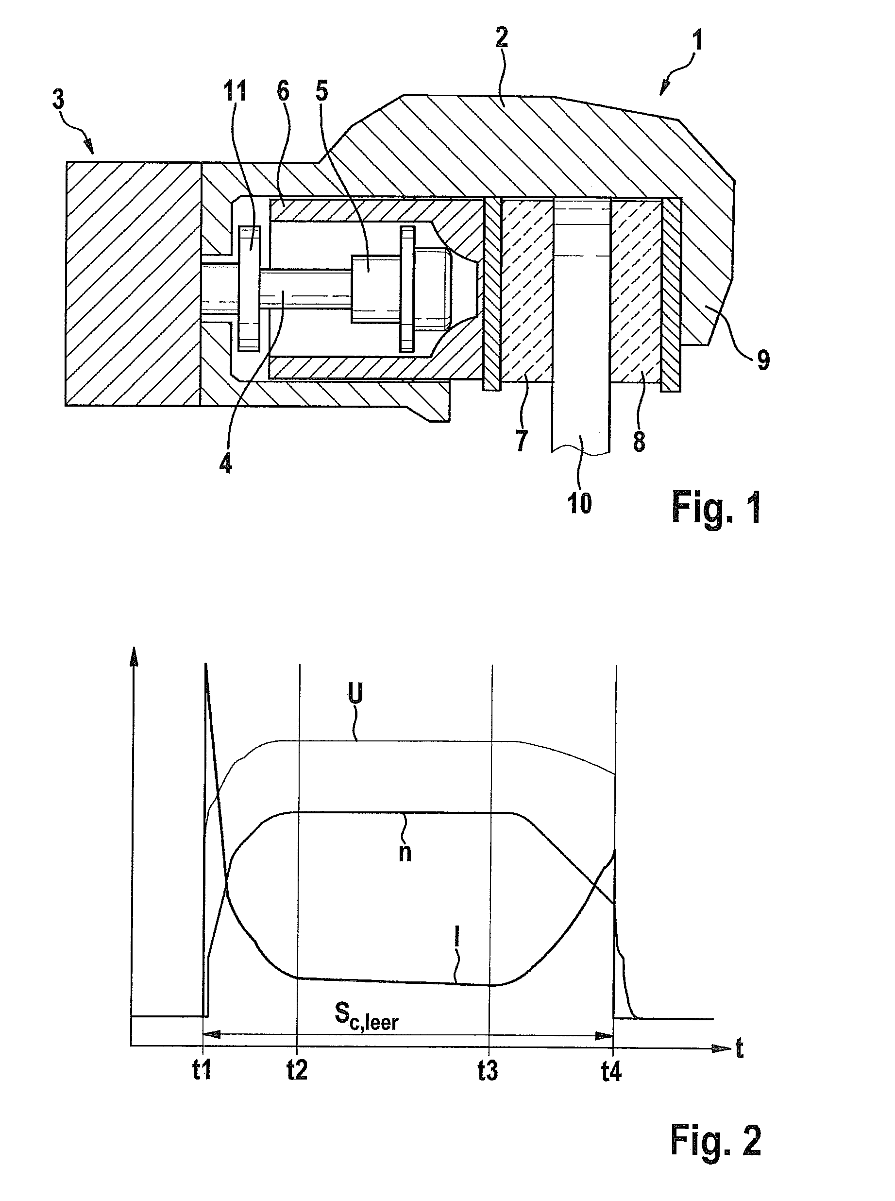 Method for setting the actuating force applied by a parking brake