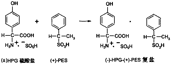 D-p-hydroxyphenyl glycine preparation process