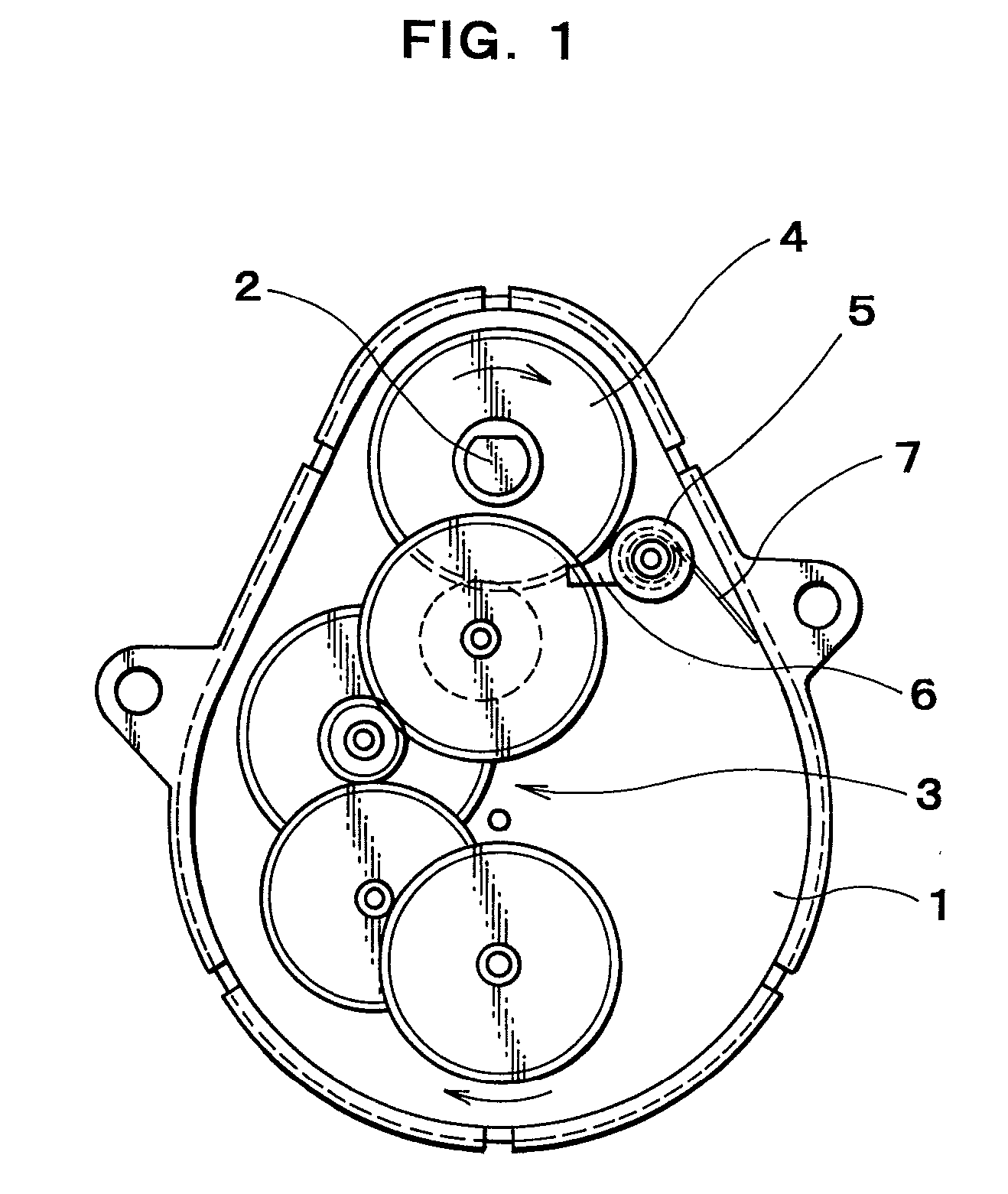 Induction Motor with Ratchet Device