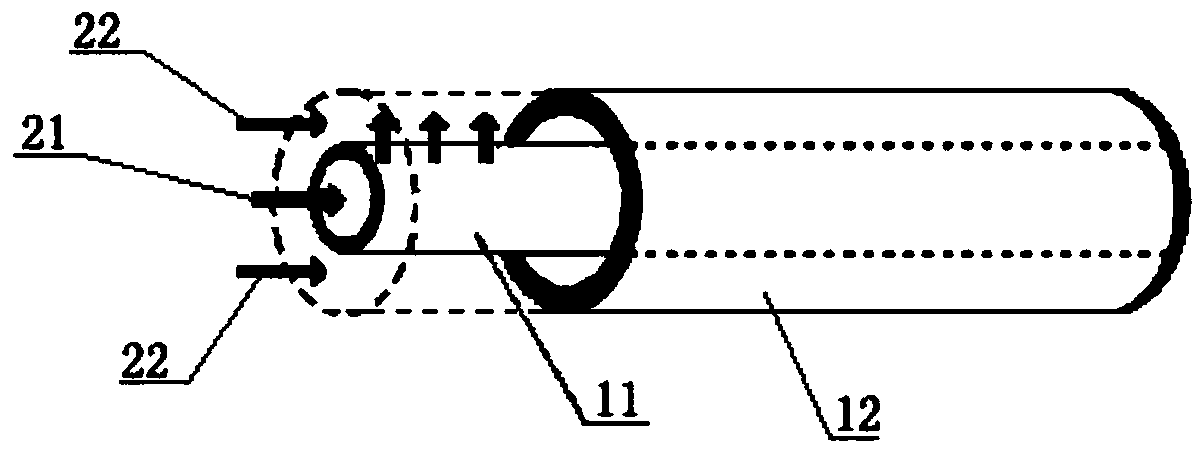 Micro-hole vortex sleeve mixing reactor and application thereof