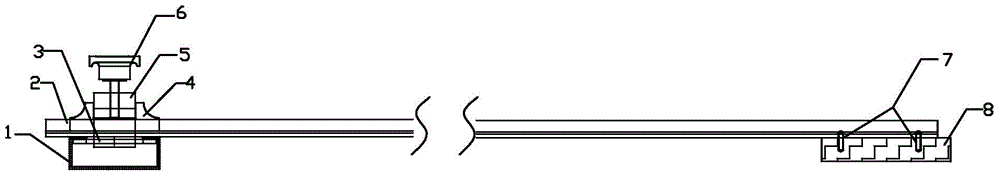 Positioning device for fast cutting of slats on woodworking sawing machines