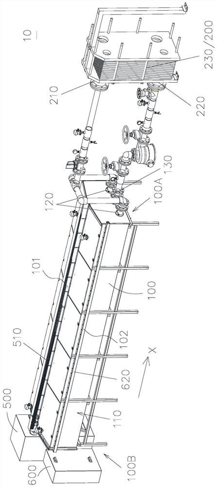 Immersed liquid cooling heat dissipation device