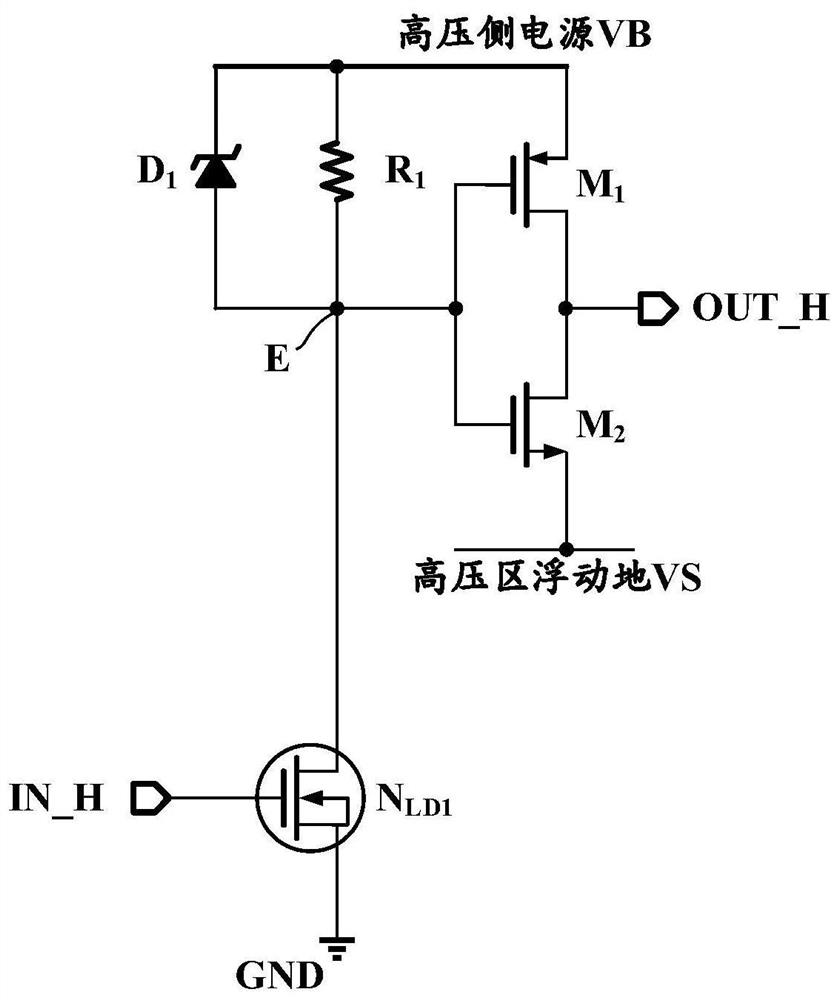 Gallium nitride power device gate driving circuit