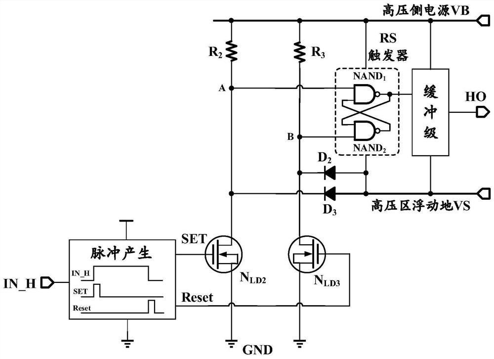 Gallium nitride power device gate driving circuit