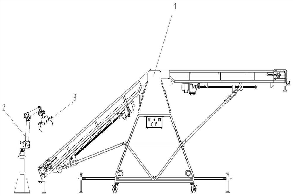 Intelligent material carrying and conveying system