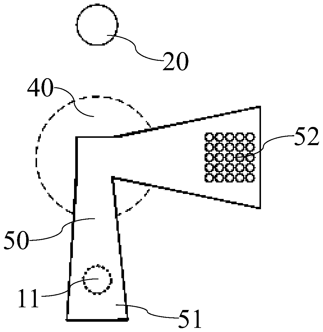 Online measuring device for turbidity of water supply pipe network based on ultrasonic waves