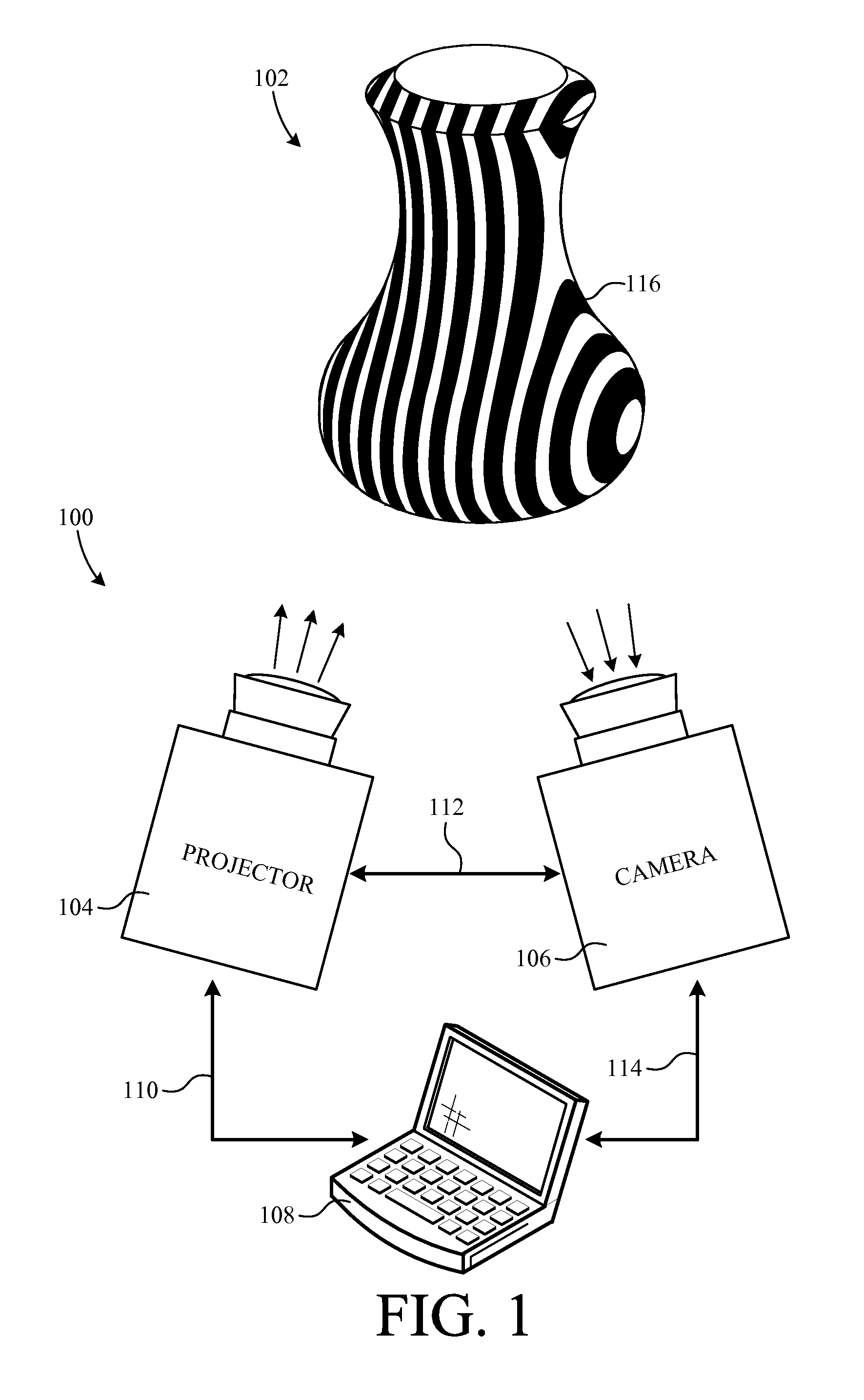 Application specific, dual mode projection system and method