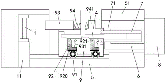 Loading device used for material rigidity testing and application method thereof