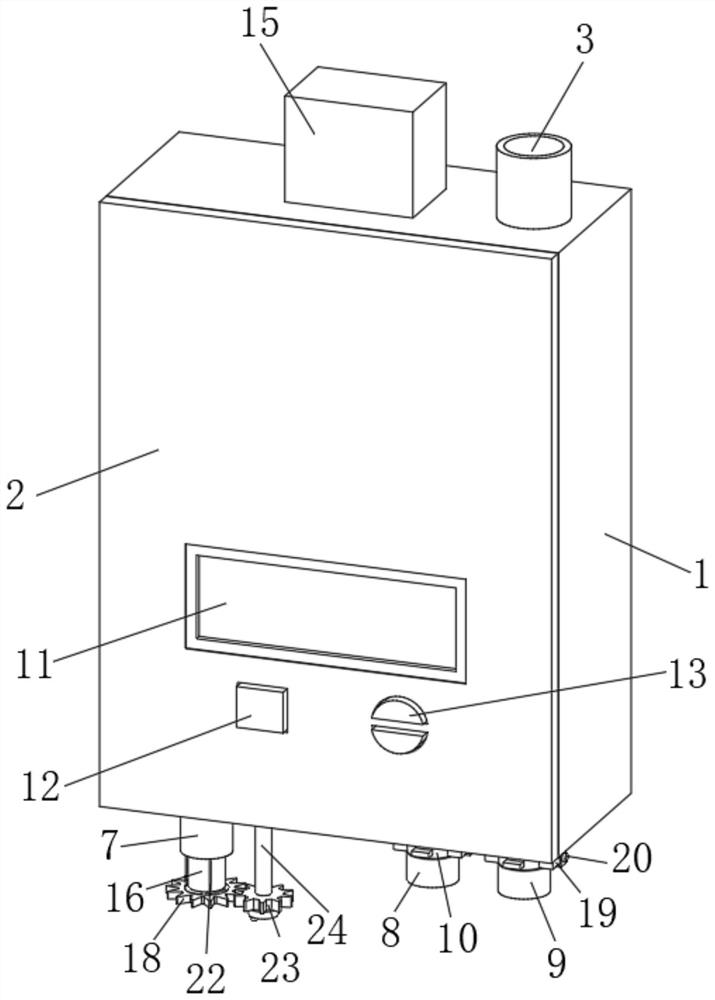 Water heater using ultrasonic wave to intensify descaling and internal pollutant discharging method thereof