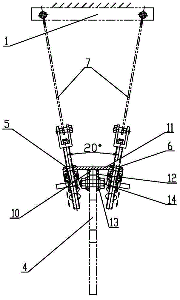 Multi-bundled live conductor lifting device for transmission tower and special fixture of multi-bundled live conductor lifting device