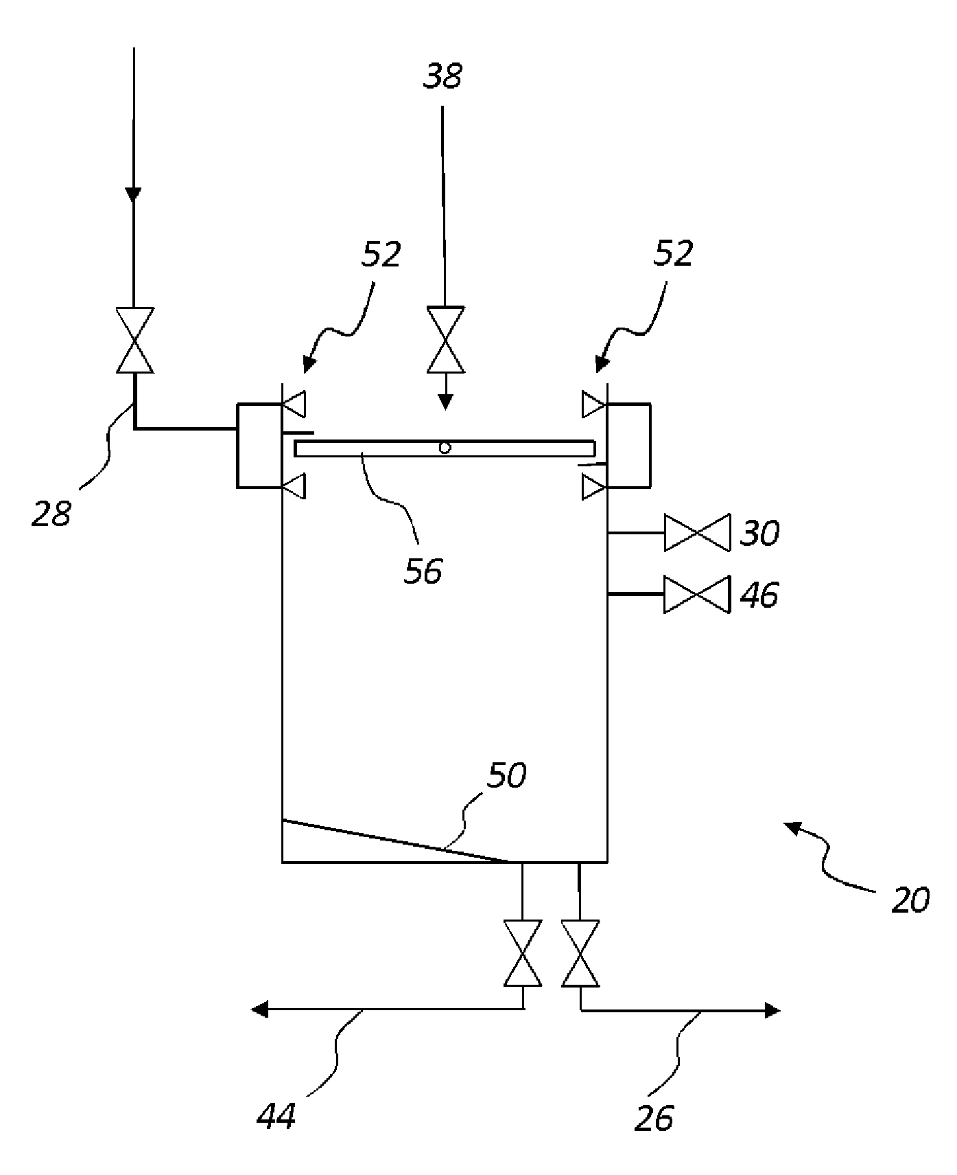 Method for treating of plastic substrates and a device for an at least partial regeneration of a treatment solution