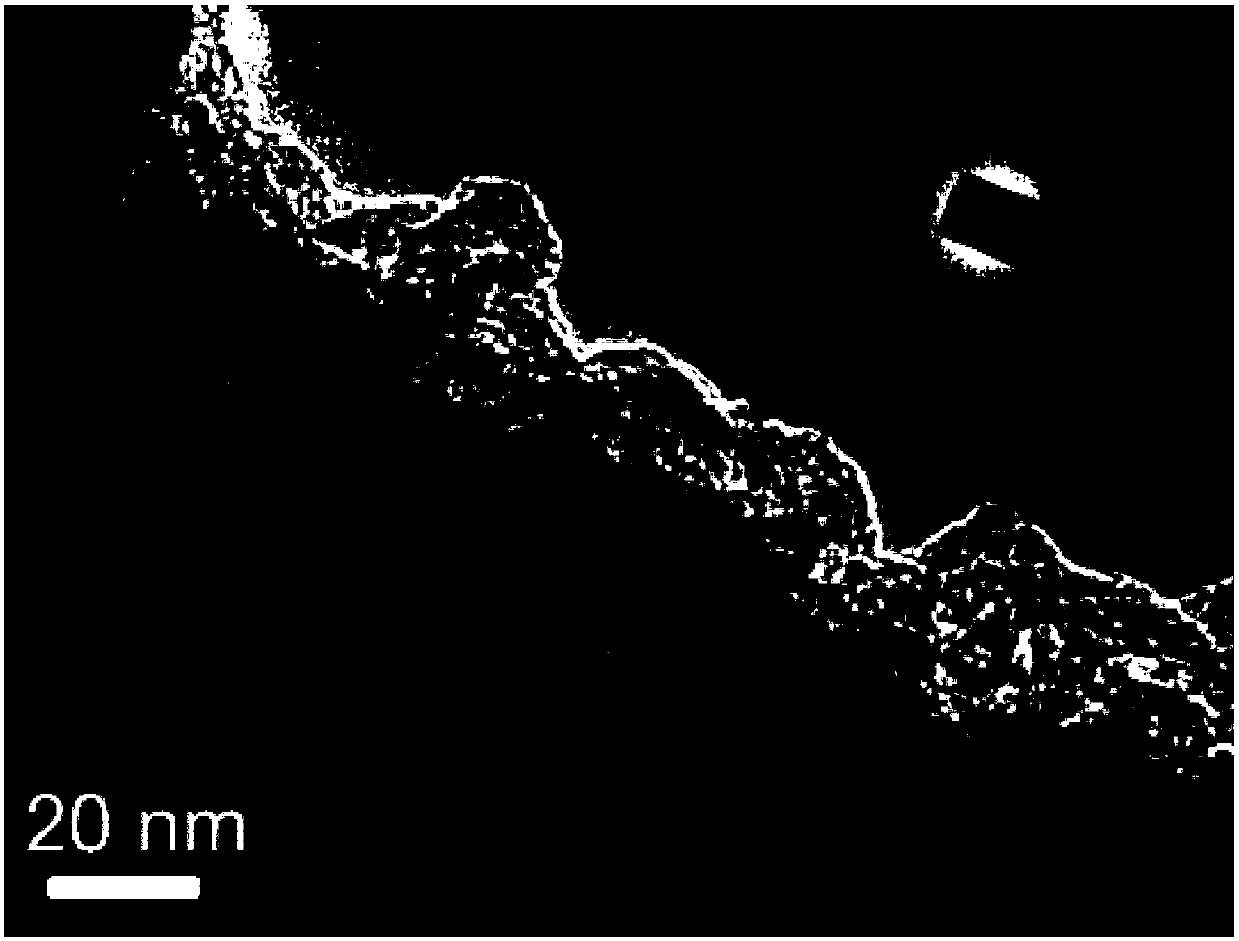 Flexible carbon film-coated amorphous Sn-Ni-P sandwich structure nanomaterial and preparation method and application thereof