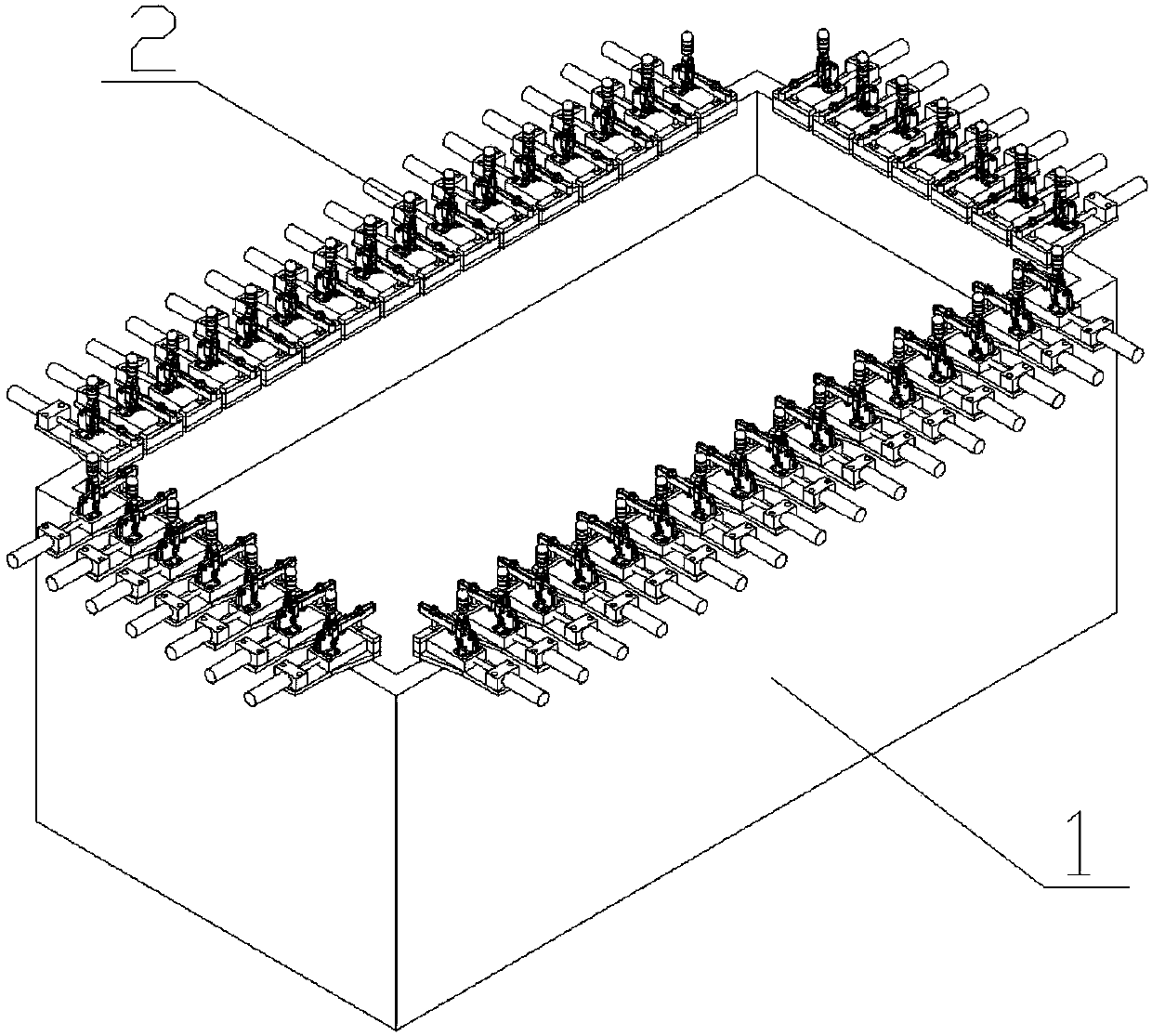 Stretcher and high-precision stretching method for secondary screen printing plate