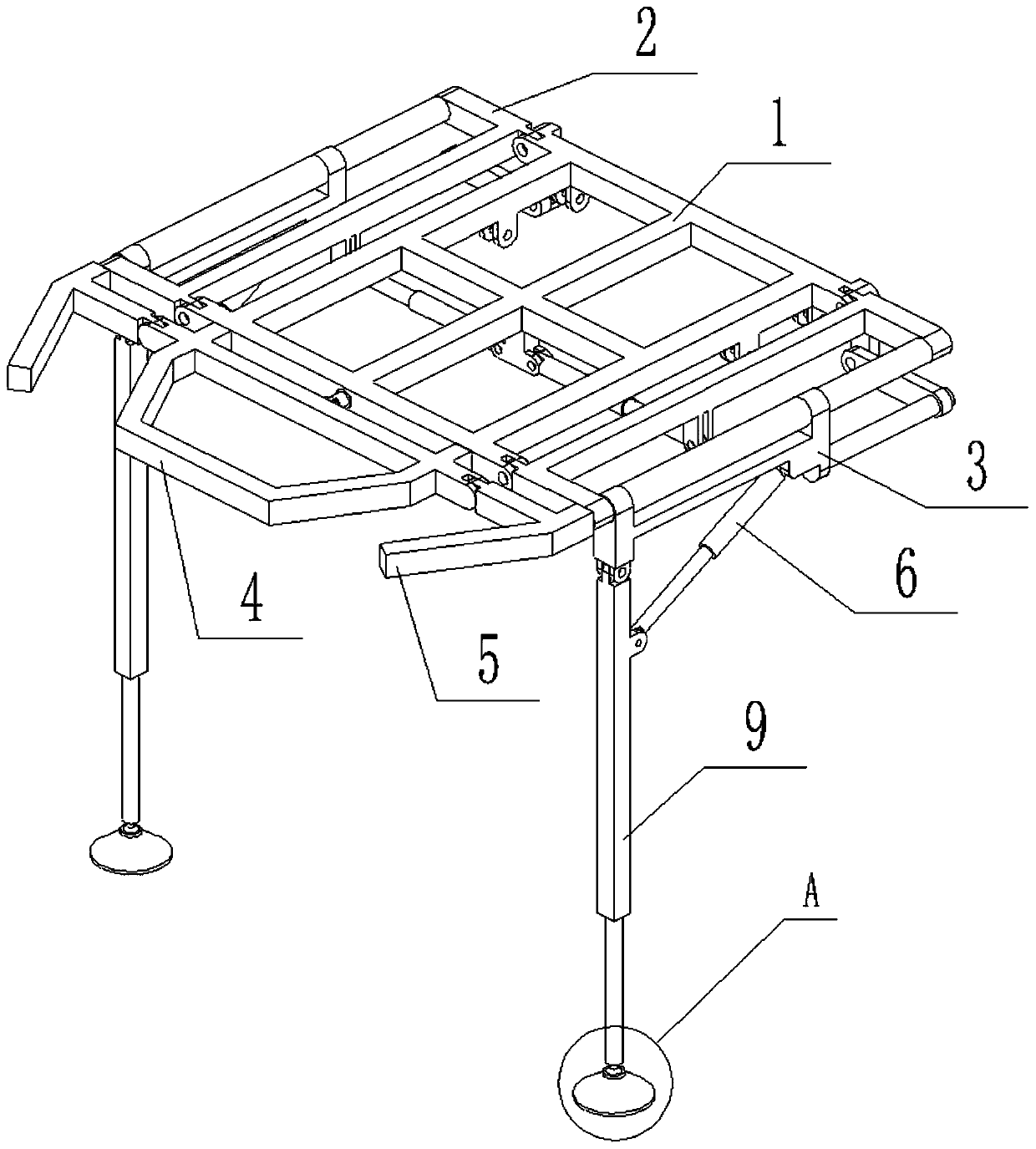 Canopy surface structure of front canopy used for mine excavation