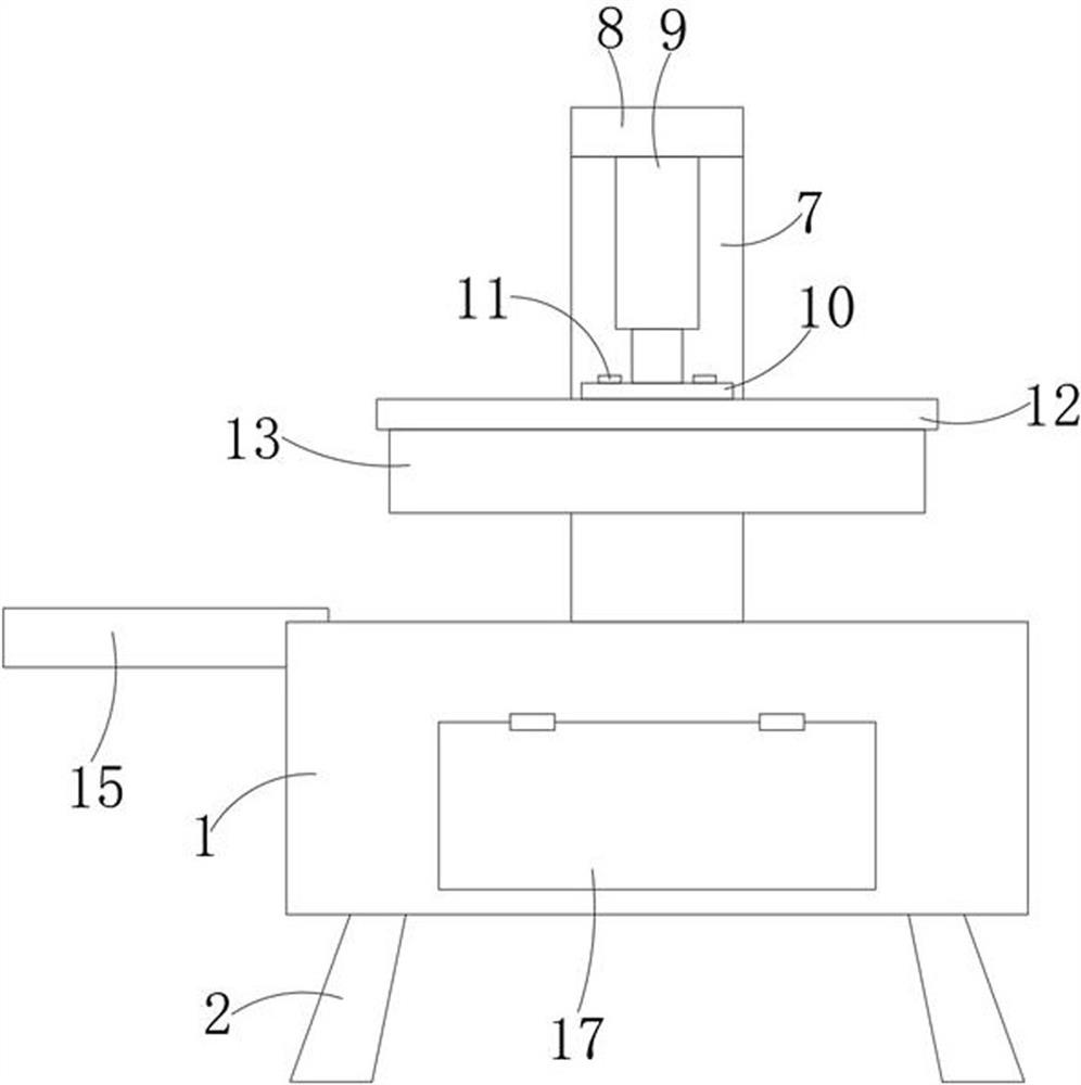 Straight slicing type herbal medicine slicing machine