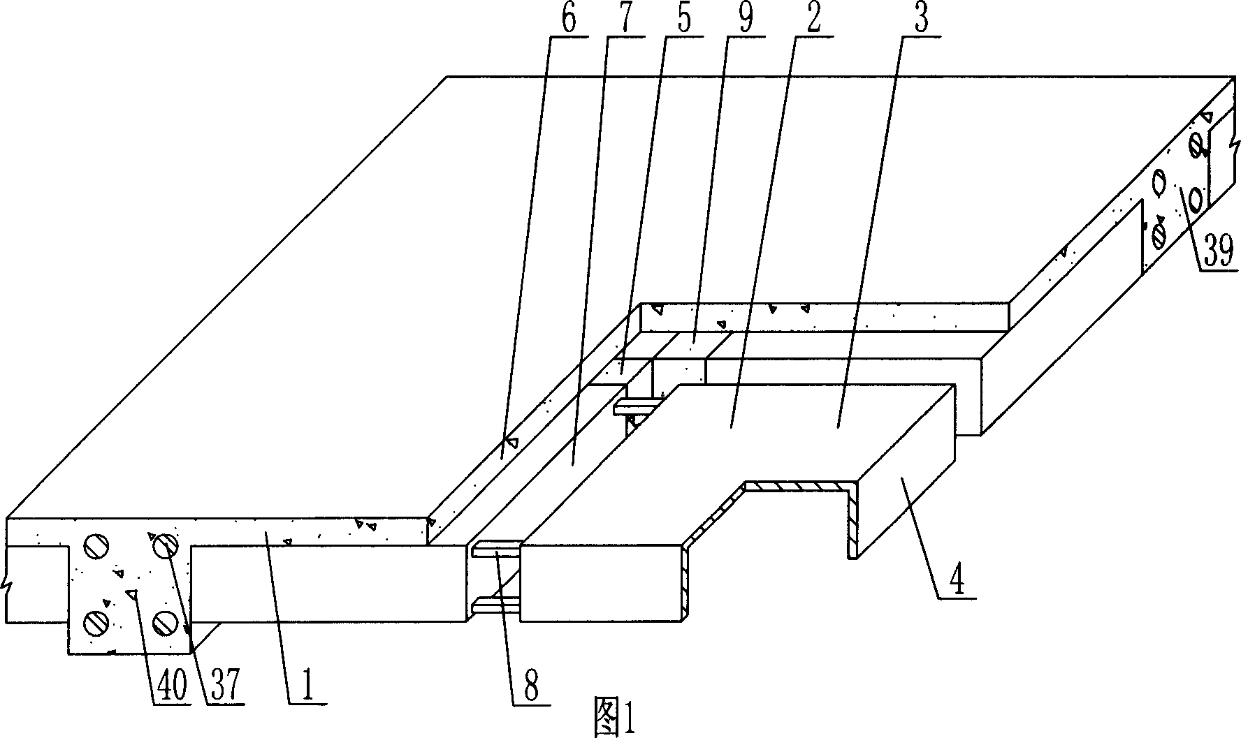 In-situ concrete plate