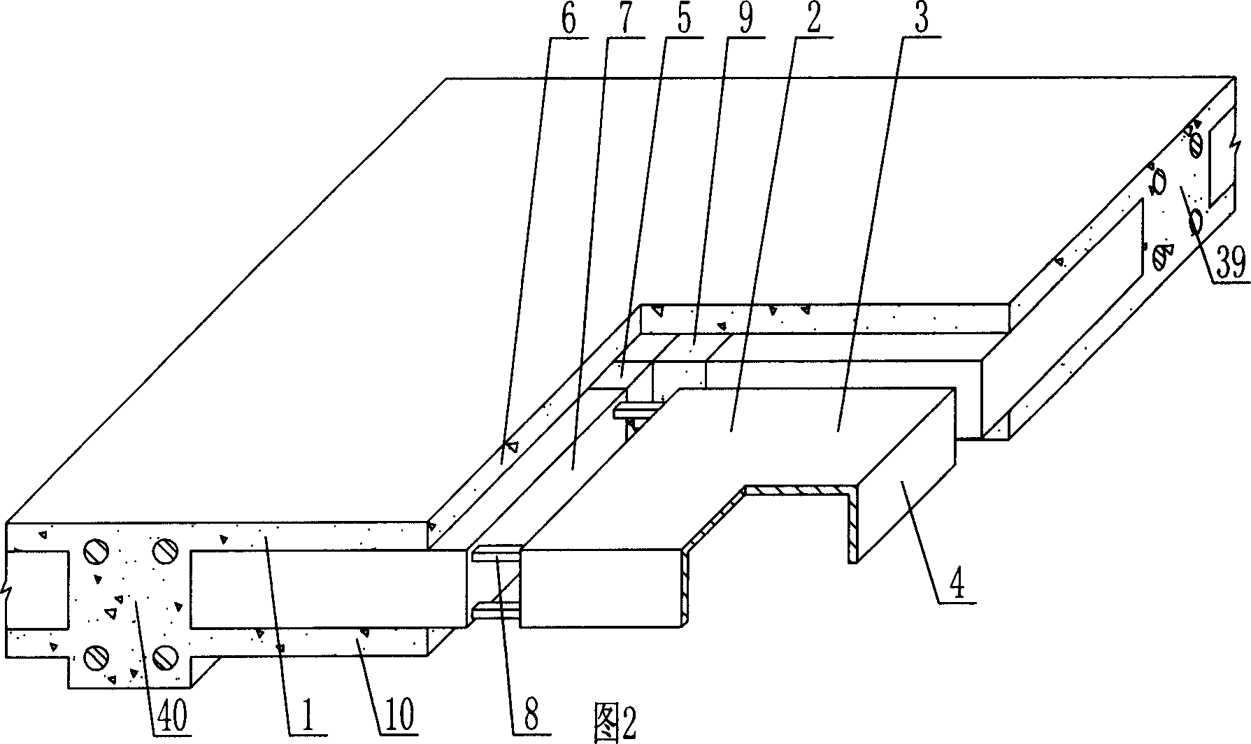 In-situ concrete plate