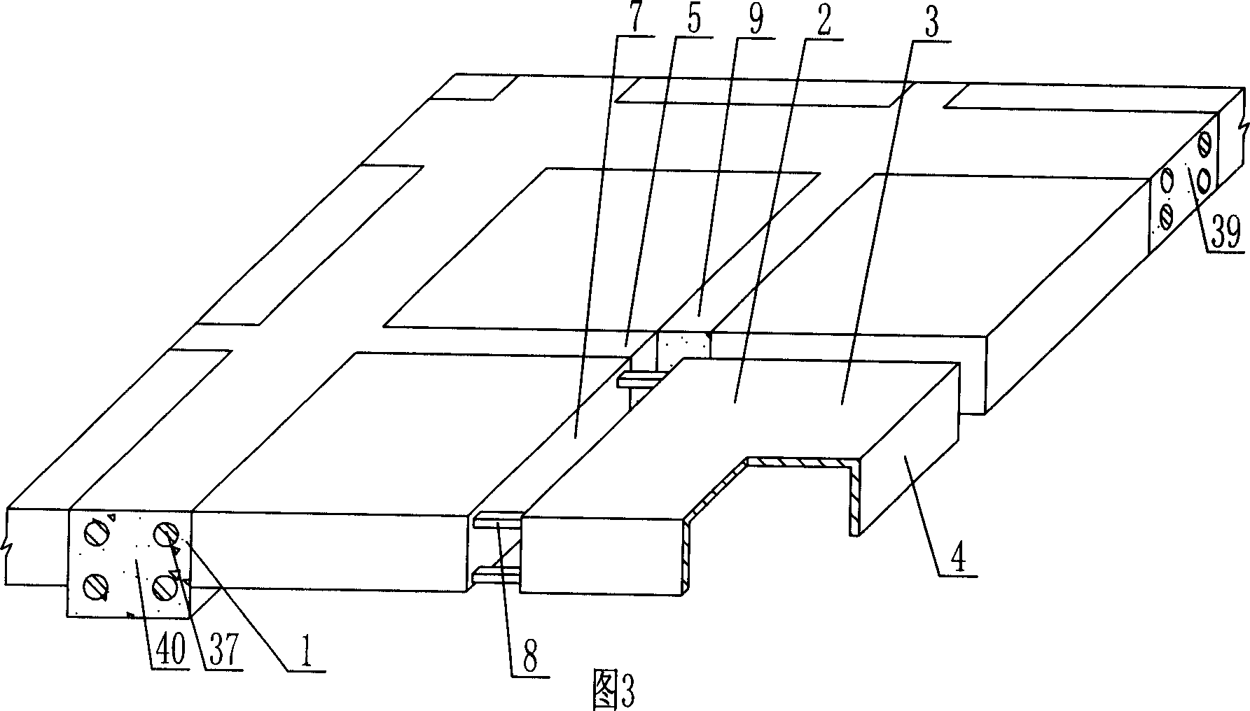 In-situ concrete plate