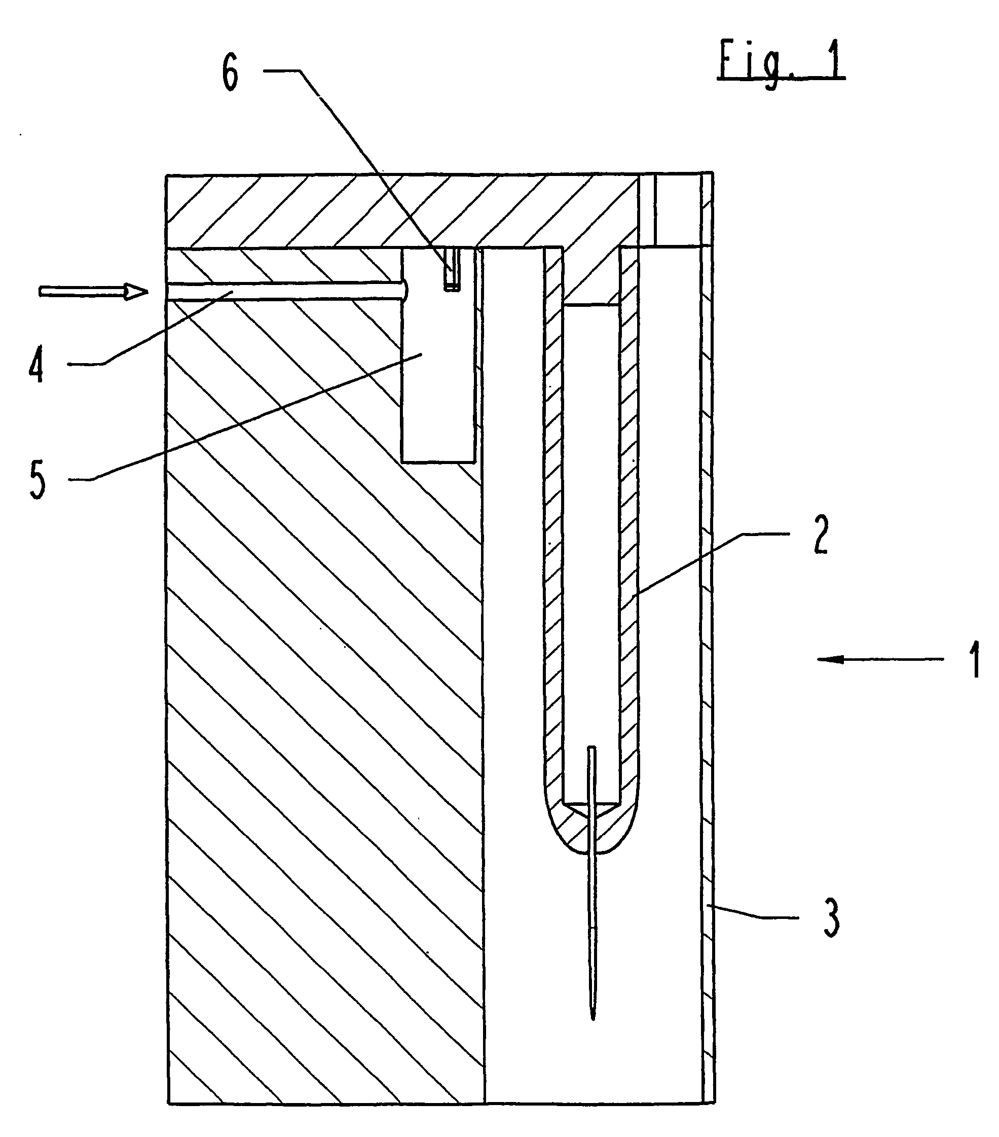 Electric separator with a rinsing cleaning system