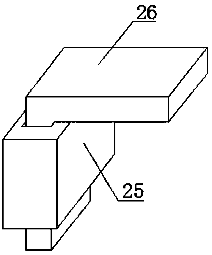 Automatic mold separating device with double-cooling function