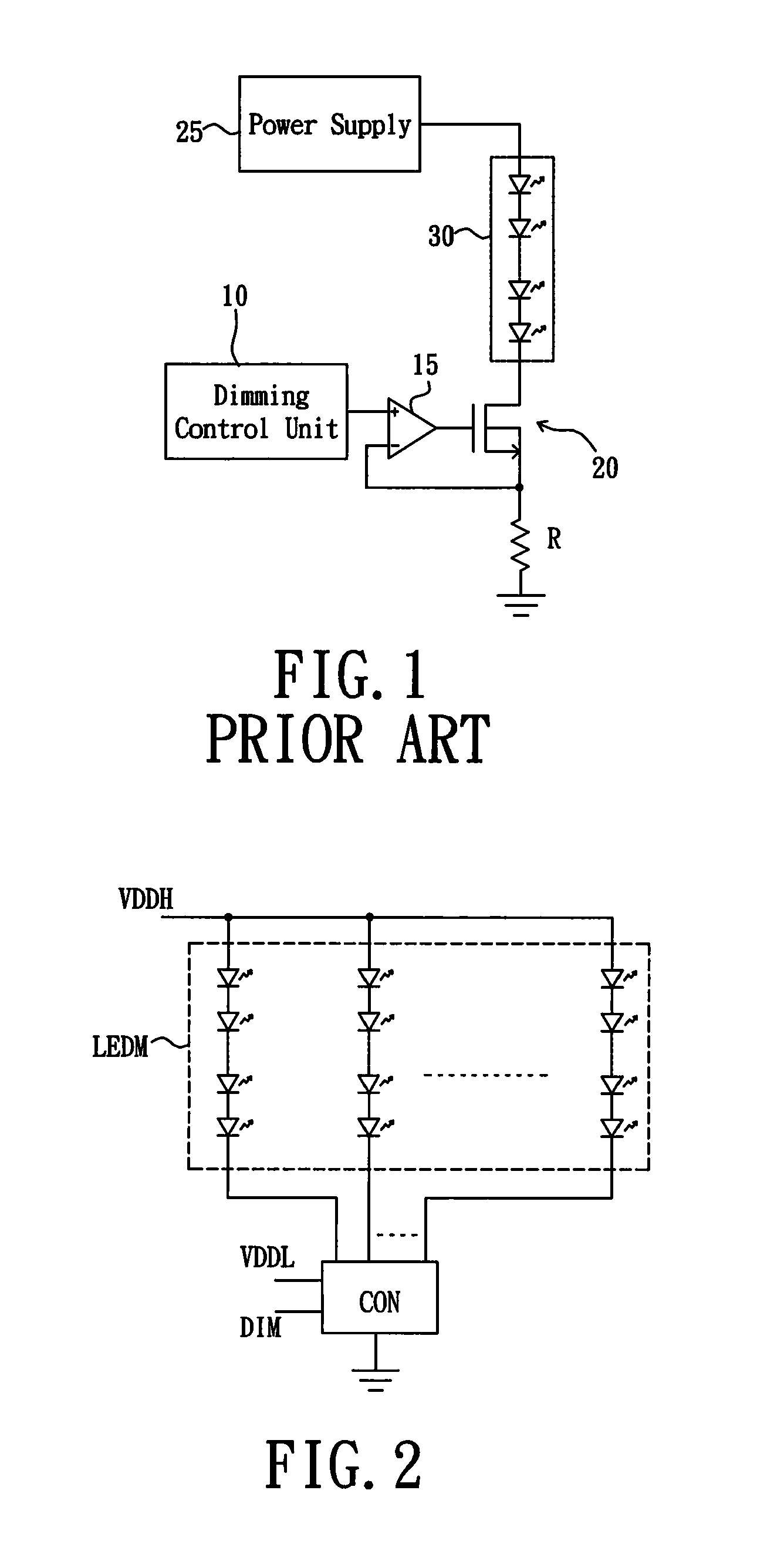 LED driving circuit, LED driving control unit and transistor switch module thereof
