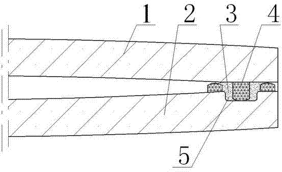 Metal solder-microwave welded and strip frame-groove-edge-sealed convex vacuum glass and manufacturing method thereof