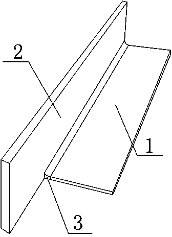 Right-angle foot line brick using method for buildings