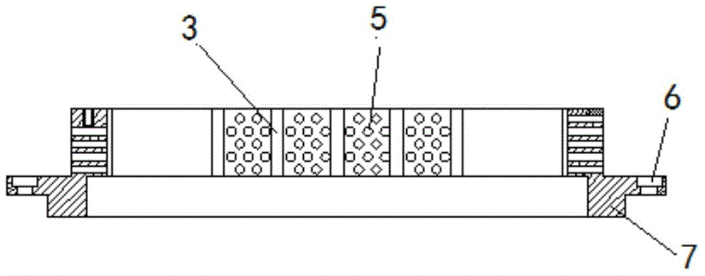 A molding mechanism that uses plant fibers to press large particles