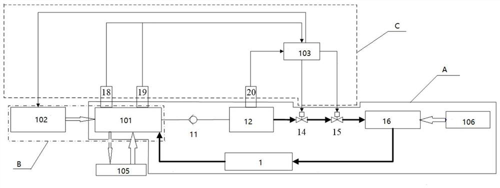 Heat dissipation and temperature control system and method for electric vehicle battery based on liquid-gas phase change heat storage