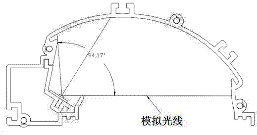 LED indirect lighting tri-proof light