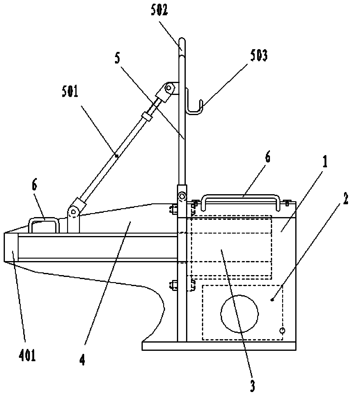 Hydraulic pulling and automatic detaching equipment for coupler gaskets of rail cars leaving factories