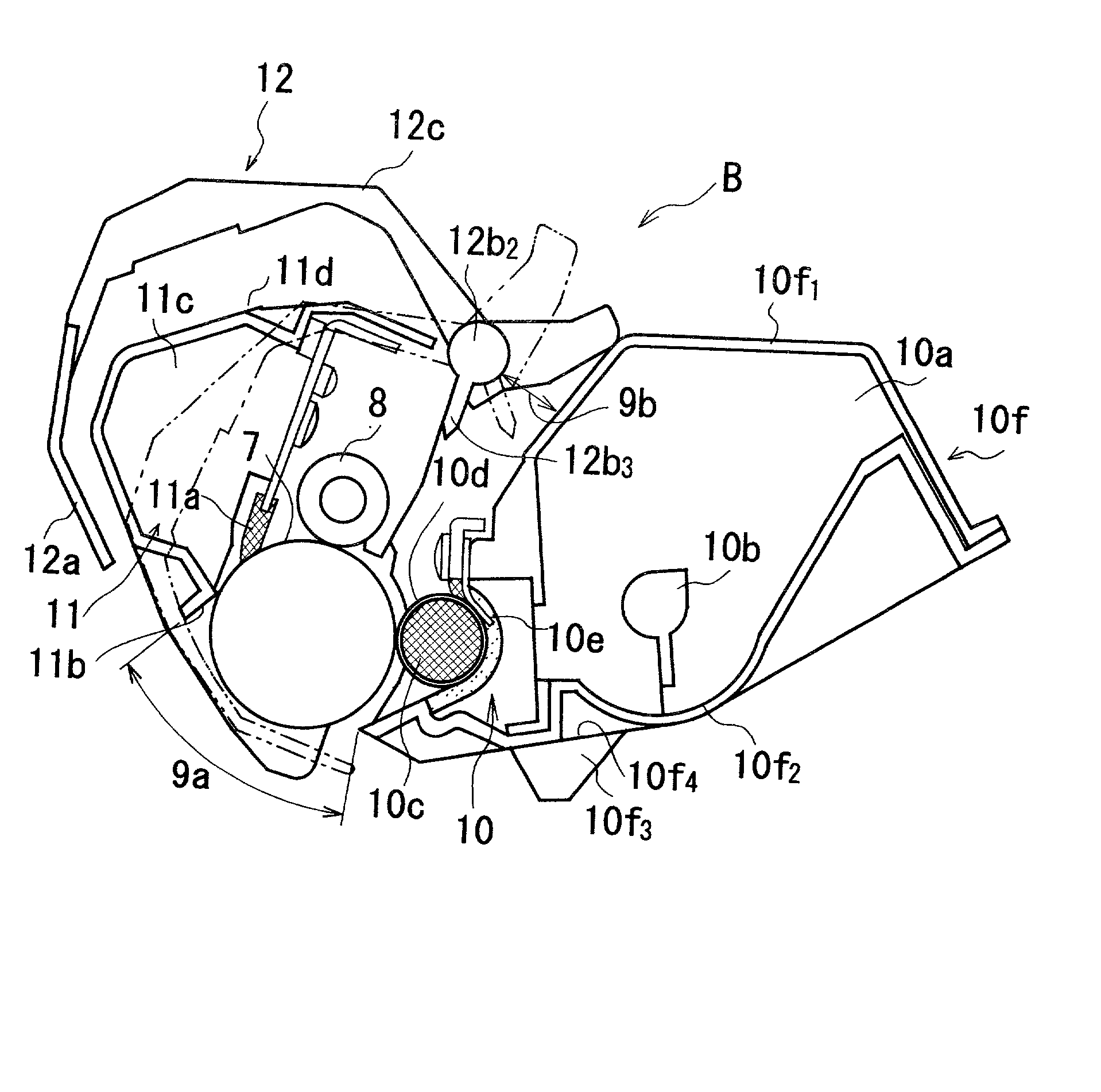 Process cartridge, mounting mechanism for process cartridge and electrophotographic image forming apparatus