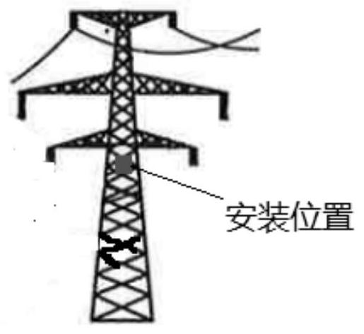 Non-contact high-voltage direct-current line fault positioning system