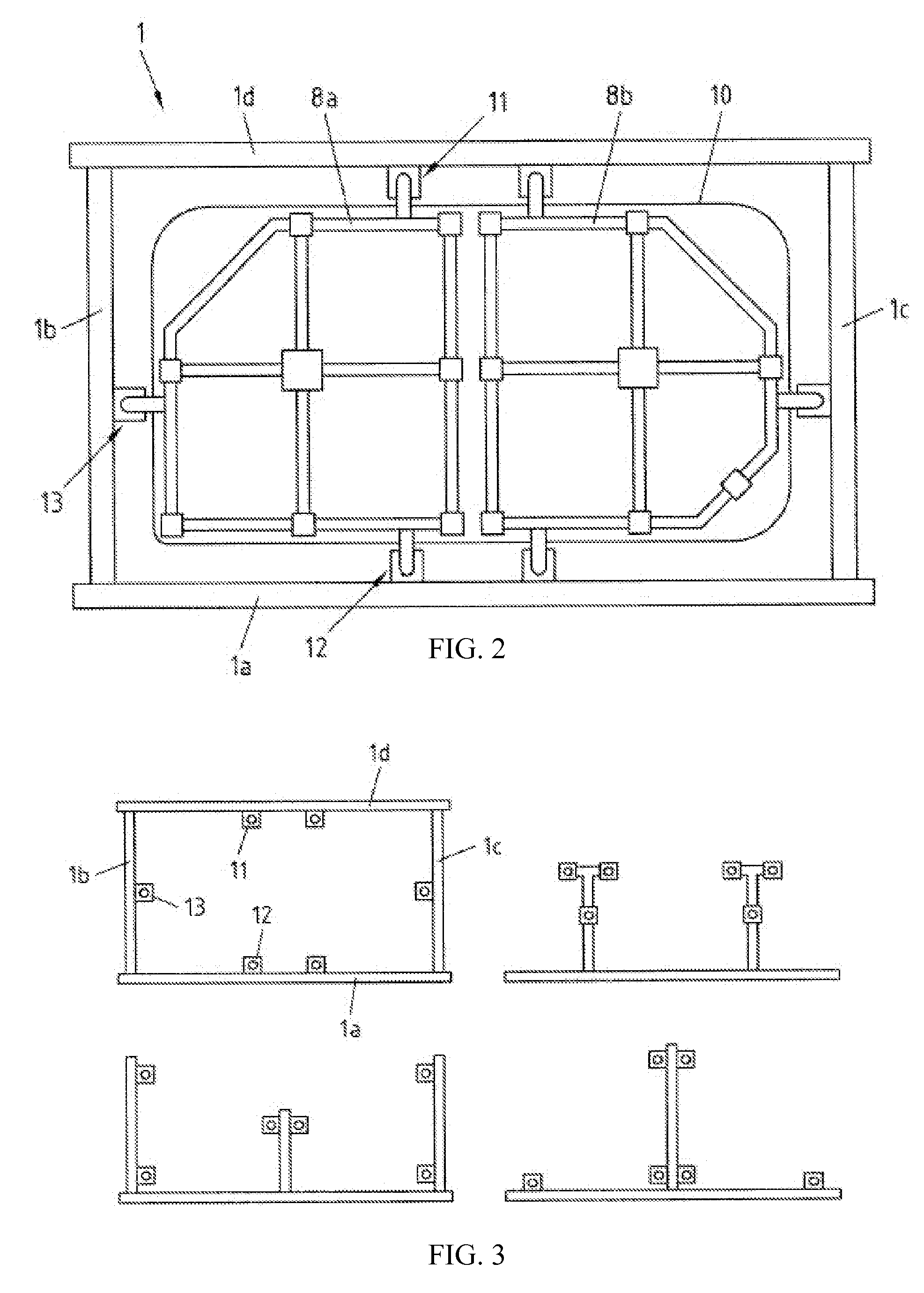 Method and facility for assembling components of a vehicle body