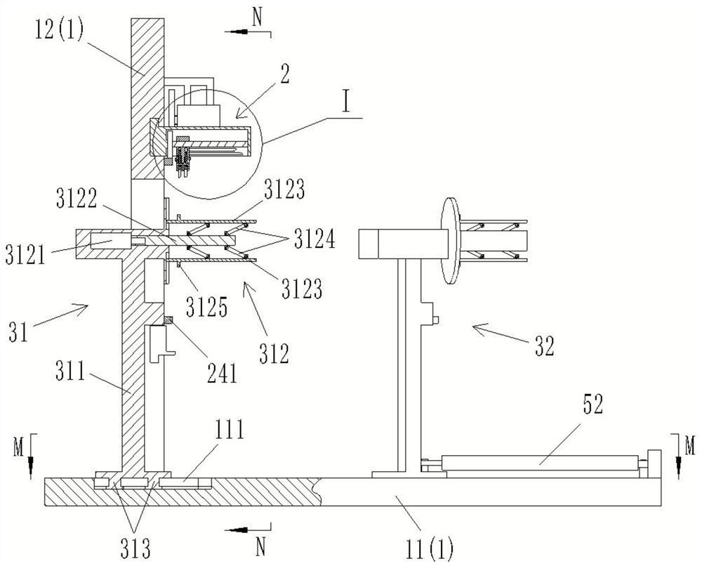 Rubber hose rubber stripping machining system and machining method