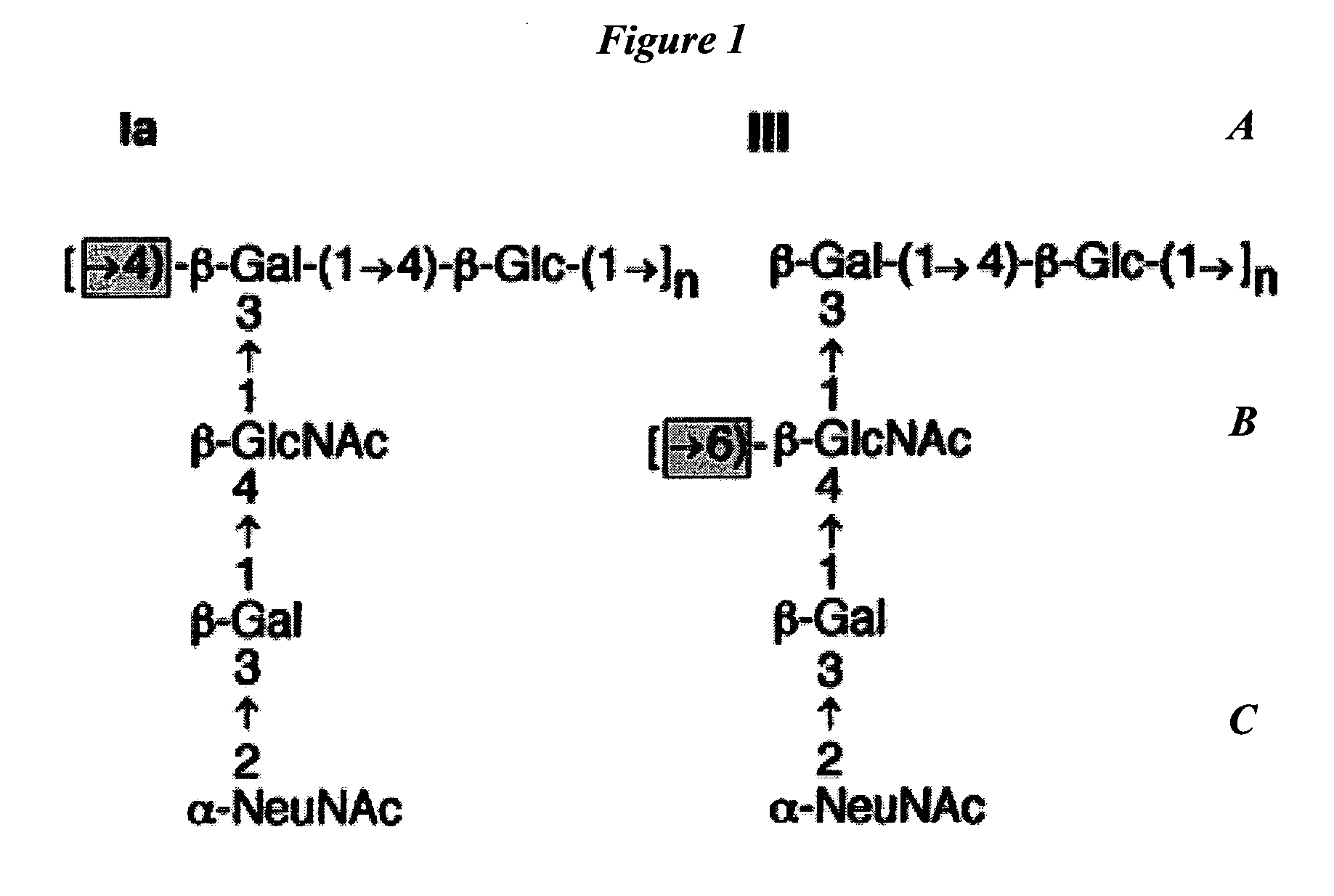 Separation of conjugated and unconjugated components