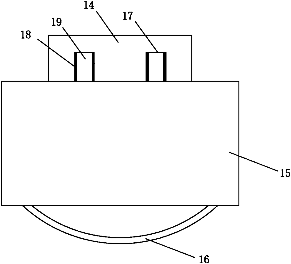 Grinding wheel production scraping device