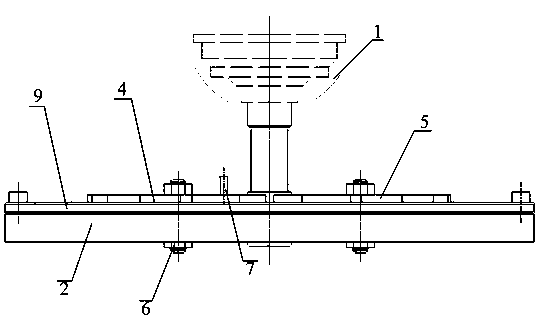 A circular contact of a electric connector to test work in life