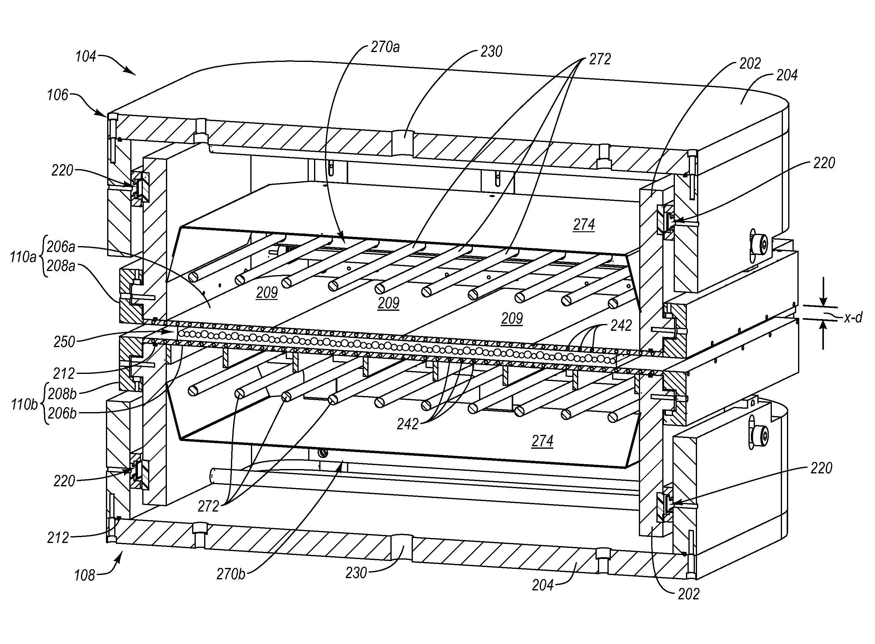 Efficient lamination press with radiant heating