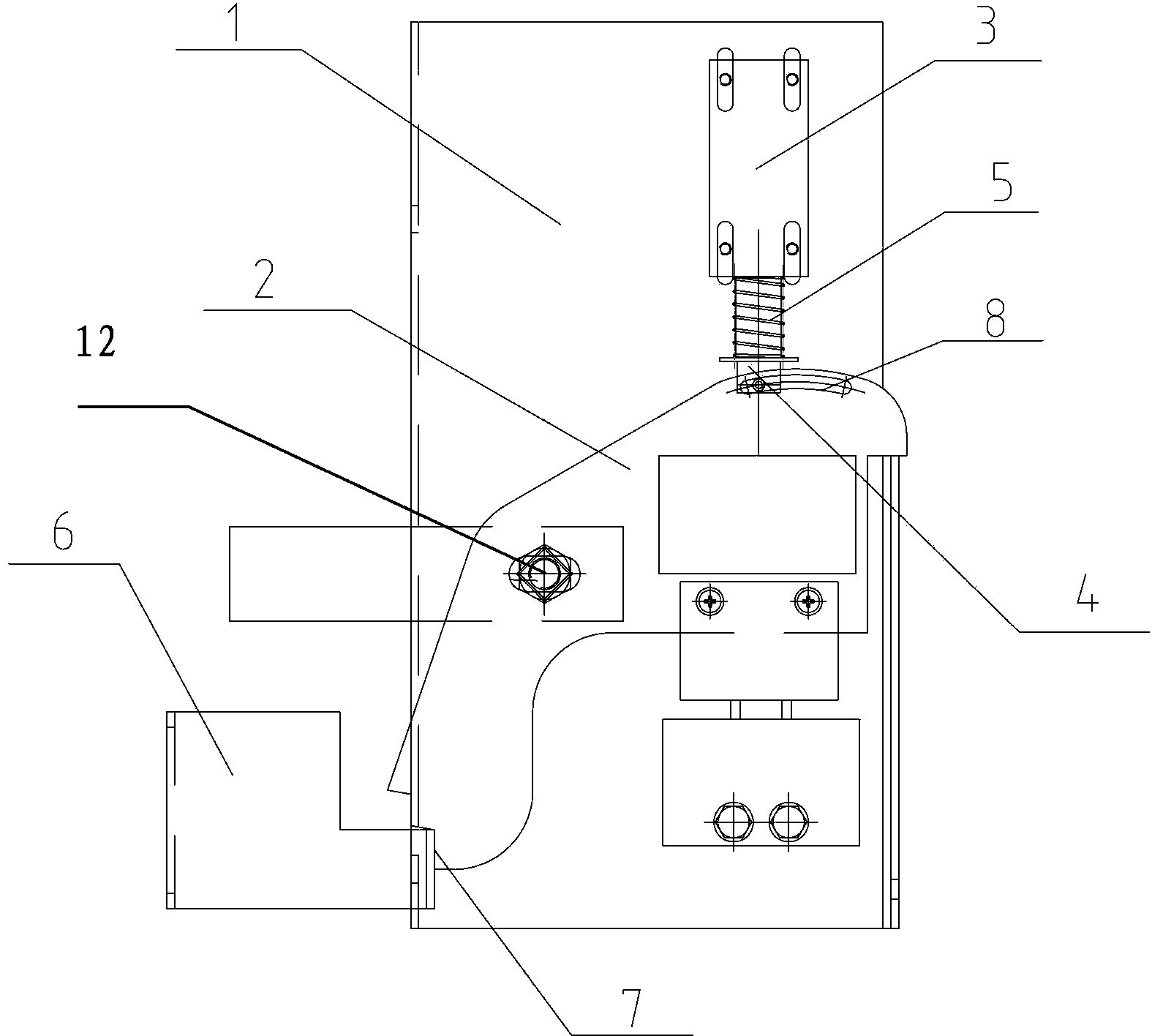 Elevator door lock assembly and positioning method for assembly