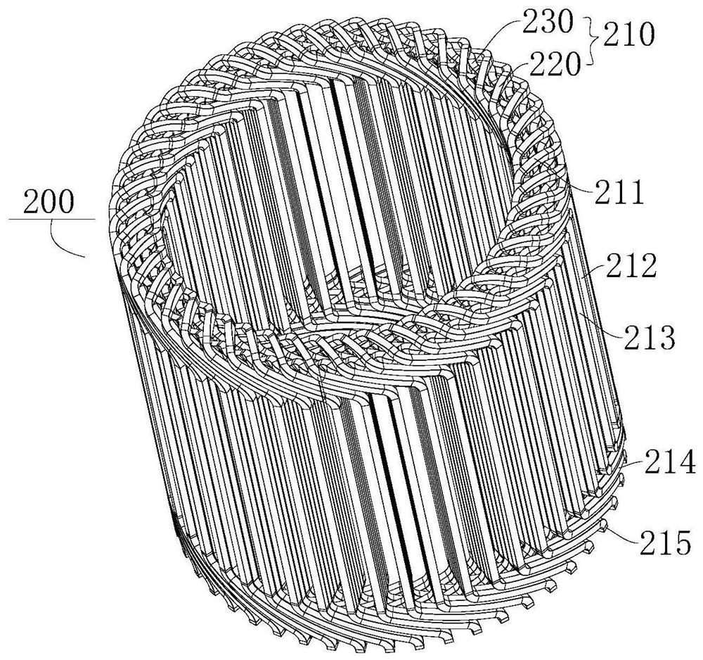 Stator assembly and motor